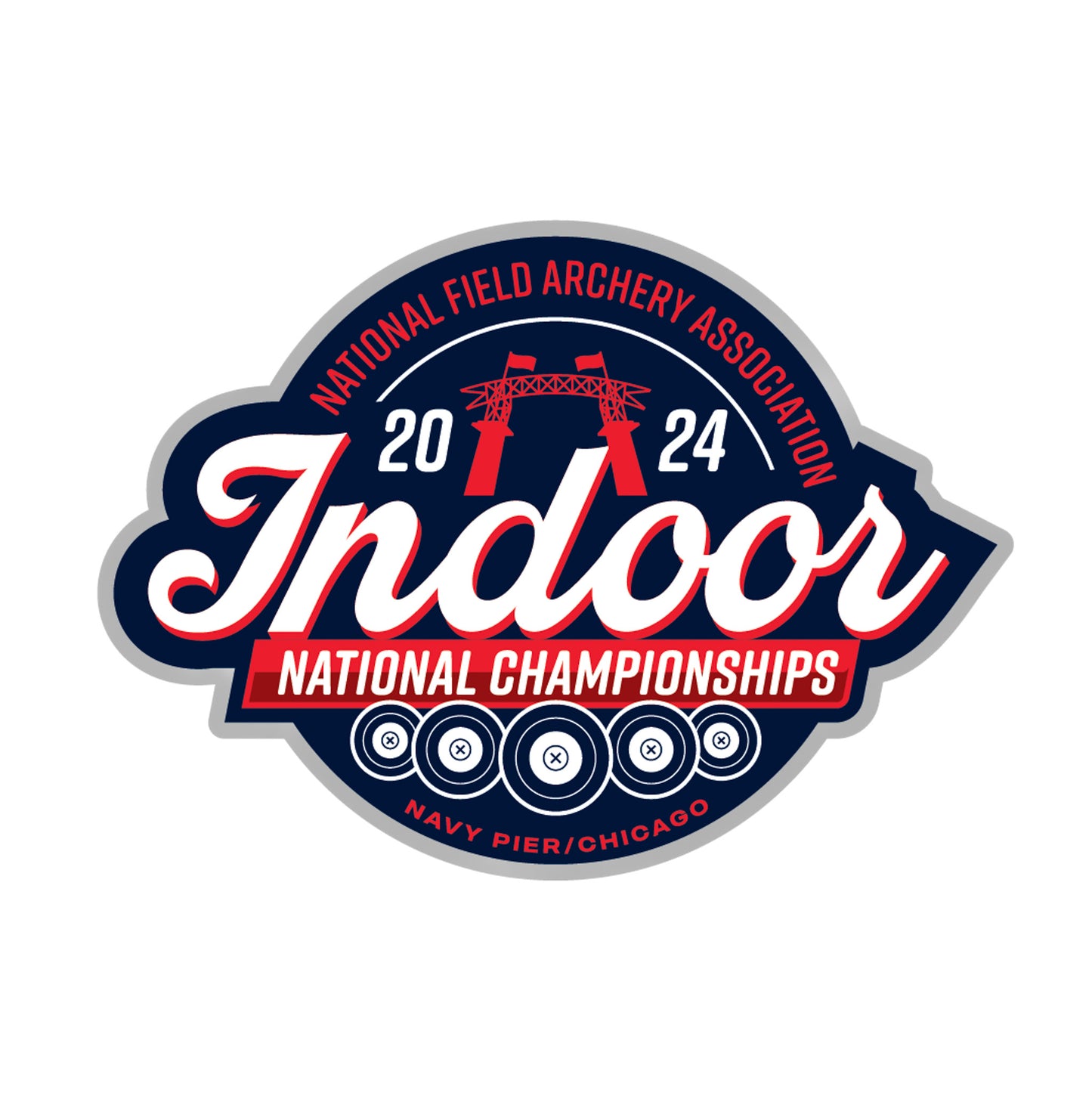 2025 National Indoor Championship Pin
