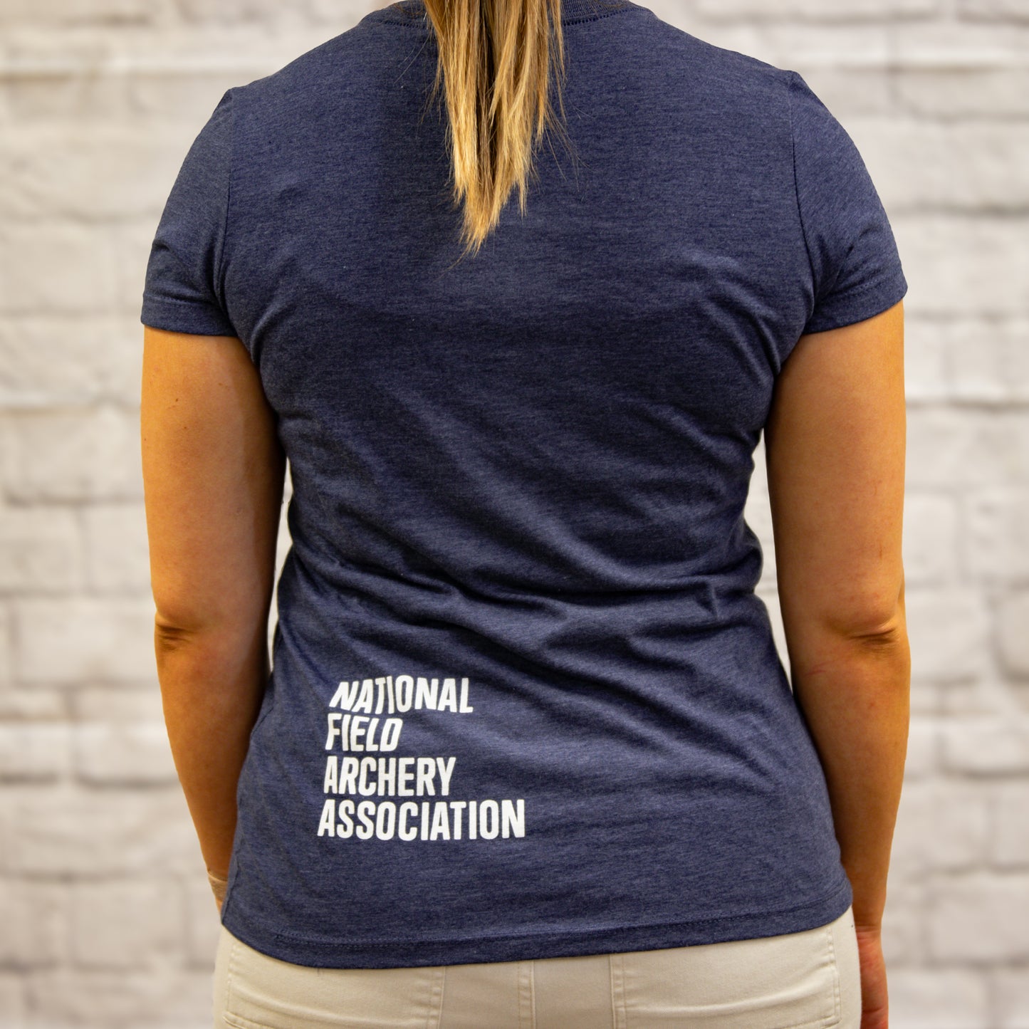 Ladies NFAA Logo Navy T-shirt