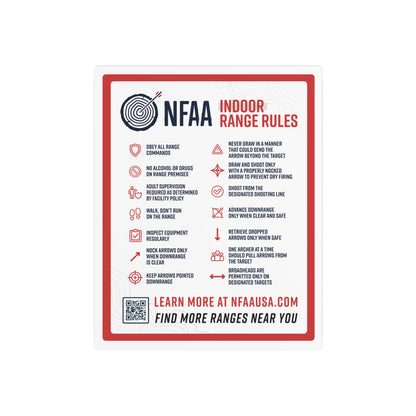 Indoor Range Rules Sign