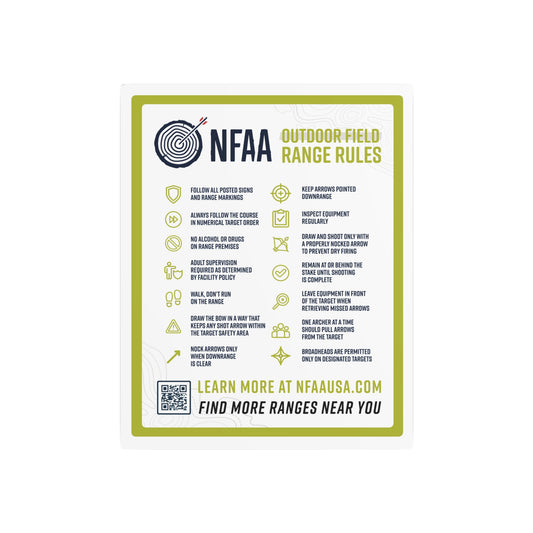 Outdoor Field Range Rules Sign