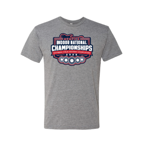 Grey 2026 Indoor Nationals T-Shirt