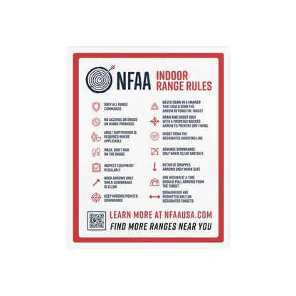 Indoor Range Rules Sign