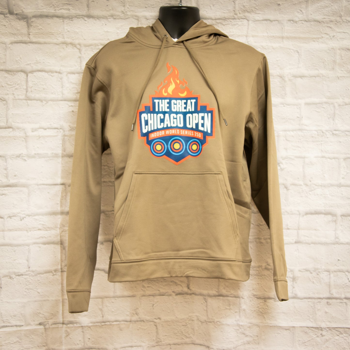 2025 Chicago Indoor Coyote Brown Hoodie