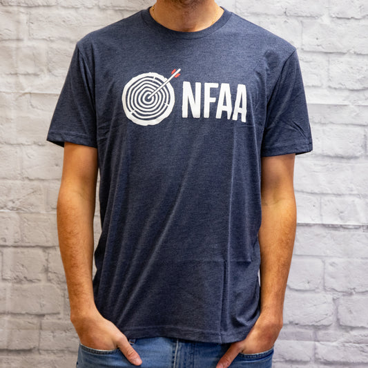 Adult NFAA Logo Navy T-Shirt