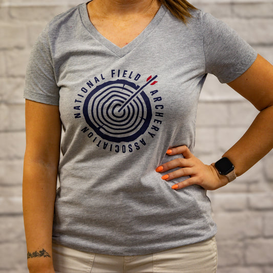 Ladies Circle Logo V-Neck T-Shirt