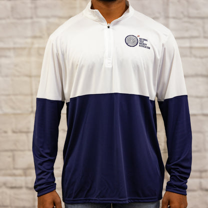 NFAA Navy/White 1/4 Zip