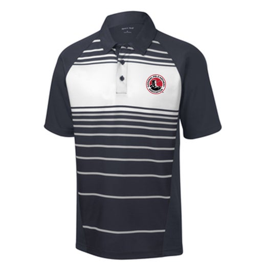 Adult Striped Sublimated Polo