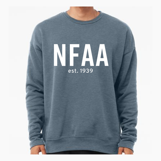 NFAA Puff Print Crewneck