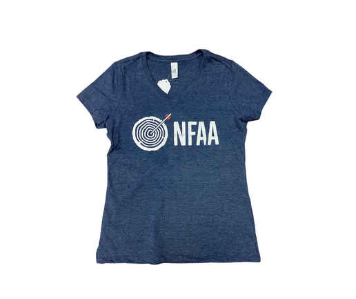 Ladies NFAA Logo Navy T-shirt