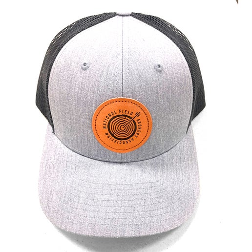 Leather Patch Grey Cap