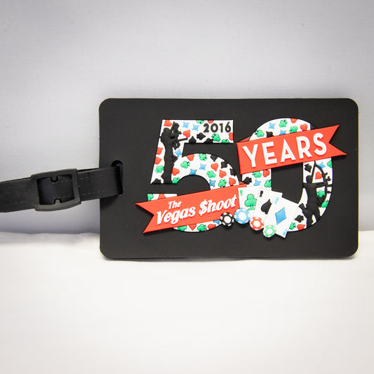 Vegas 50th Anniversary Luggage Tag