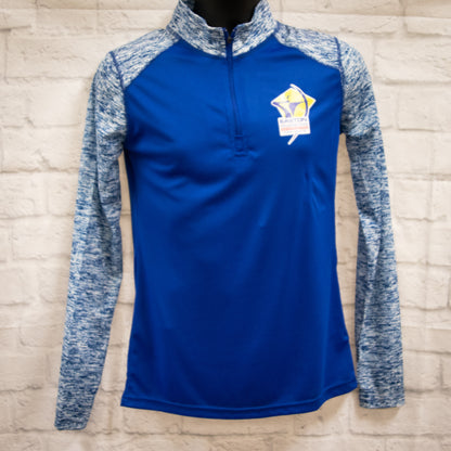 Ladies Blue Quarter Zip