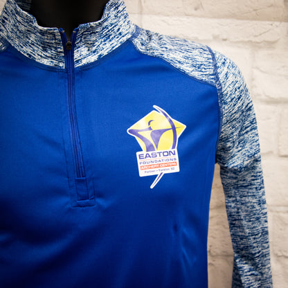 Ladies Blue Quarter Zip