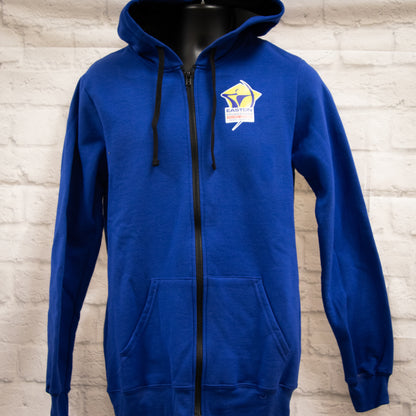 NEYAC Blue Full Zip Hoodie